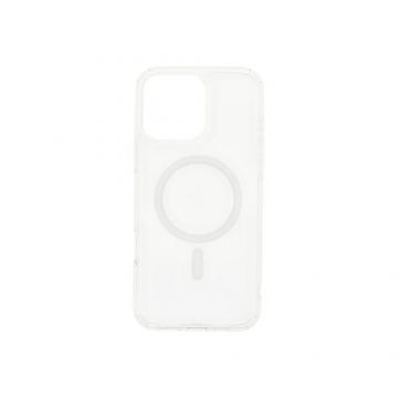 Husa protectie spate Dviced DV511026, Magsafe, pentru iPhone 16 Pro (Alb/Transparent)