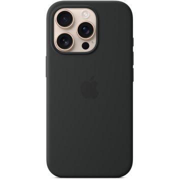 Apple Apple iPhone 16 Pro Silicone Case with MagSafe - Black