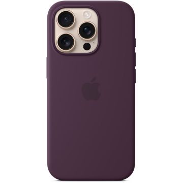 Apple Apple iPhone 16 Pro Silicone Case with MagSafe - Plum