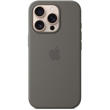 Apple Apple iPhone 16 Pro Silicone Case with MagSafe - Stone Gray