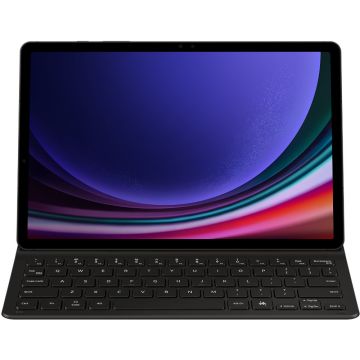 Husa cu tastatura Samsung Galaxy TAB S9/S9FE Slim, Negru