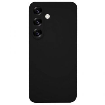 Husa Lemontti Silicon Silky Samsung Galaxy S25, Negru