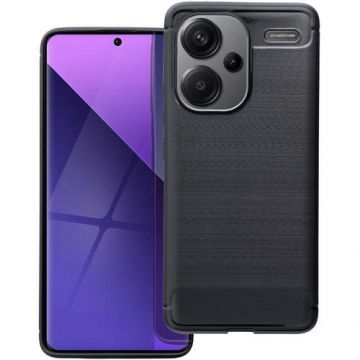 Husa pentru Xiaomi Redmi Note 13 Pro+, OEM, Carbon, Neagra