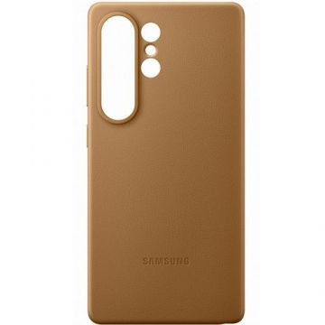 Husa Protectie Spate Samsung Kindsuit EF-VS938PFEGWW, pentru Galaxy S25 Ultra (S938), Piele (Auriu)