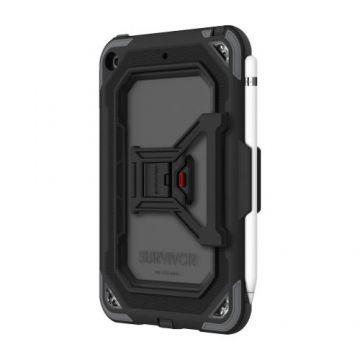 Husa tableta Griffin Survivor All-Terrain GIPD-022-BKG pentru iPad Mini 5 (2019) (Negru/Gri)