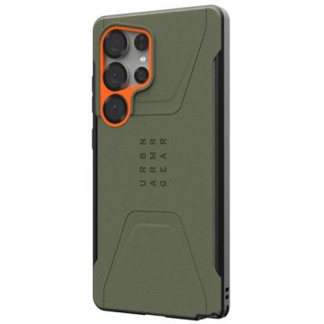 Husa UAG Civilian Pro Magnetic Samsung Galaxy S25 Ultra Vorde/Portocaliu